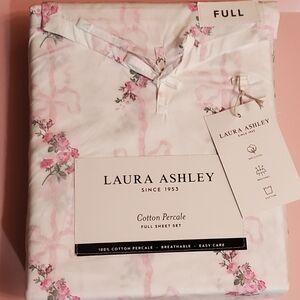 Laura Ashley Bow and Floral Sheet Set
